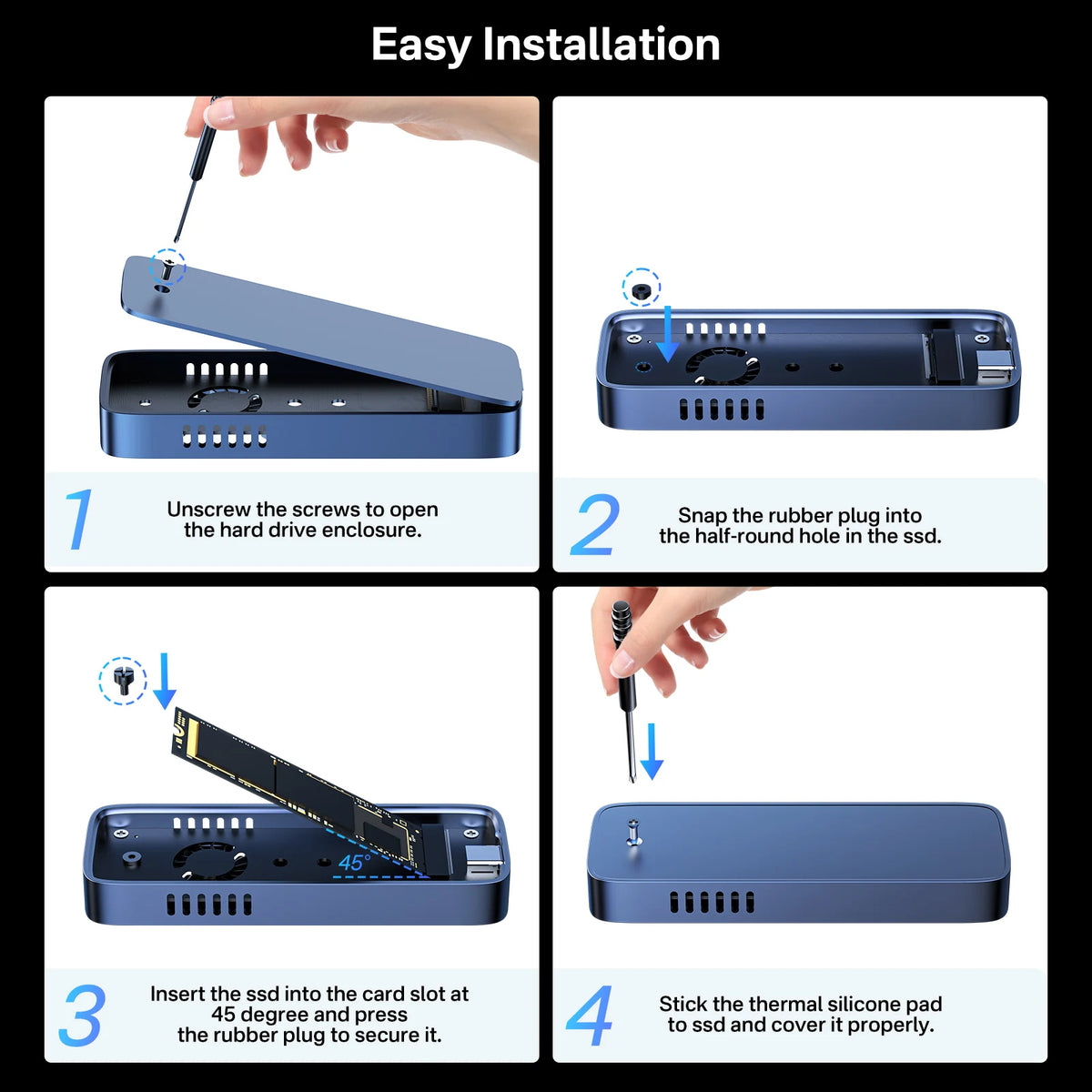 ACASIS 10Gbps USB 3.1 M.2 NVMe SSD Enclosure