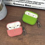 Cloth Pattern Genuine Leather Case for AirPods Pro 2