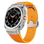Hybrid Stainless Steel and Silicone Band for Samsung Galaxy Watch Ultra and Samsung Galaxy Watch Ultra (2025)