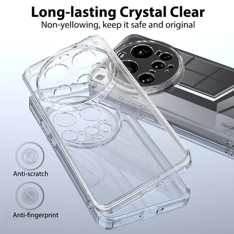 Anti-Scratch Crystal Clear Case for Xiaomi 15 Ultra