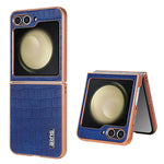 Skin-Feel Crocodile Texture Shockproof Case for Samsung Galaxy Z Flip 6