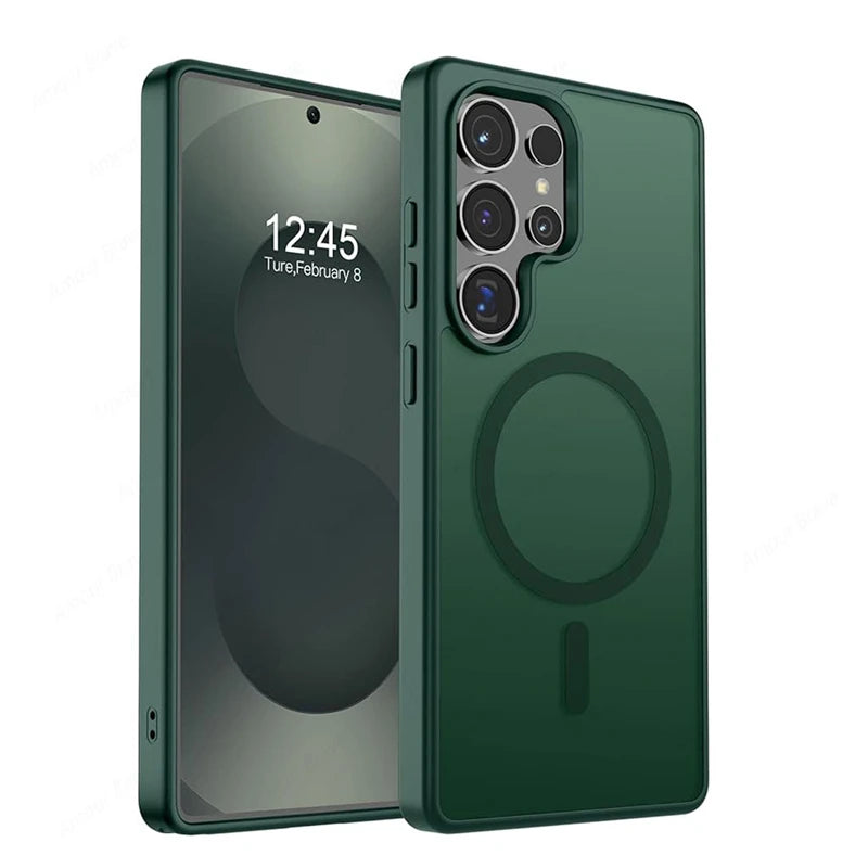Samsung Galaxy S26 Series Semi-Clear Magnetic Phone Case