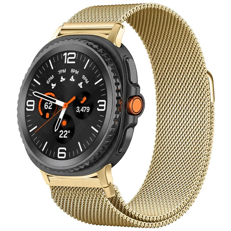 Stainless Steel Milanese Loop Strap for Samsung Galaxy Watch 8 & Galaxy Watch 8 Classic