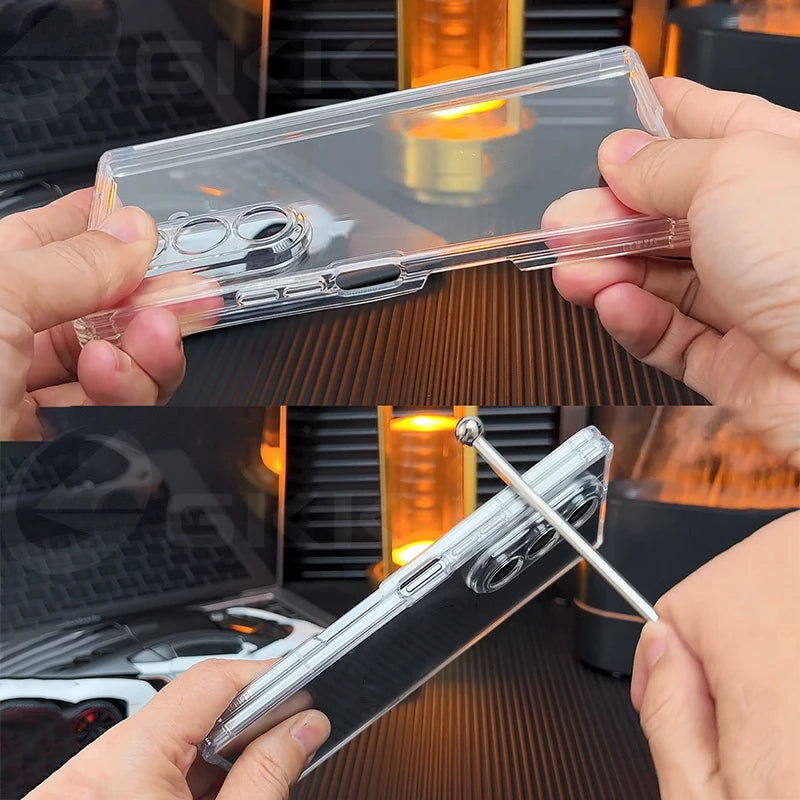 Shockproof Airbag Bumper Case with Soft Edges for Samsung Galaxy Z Fold 7