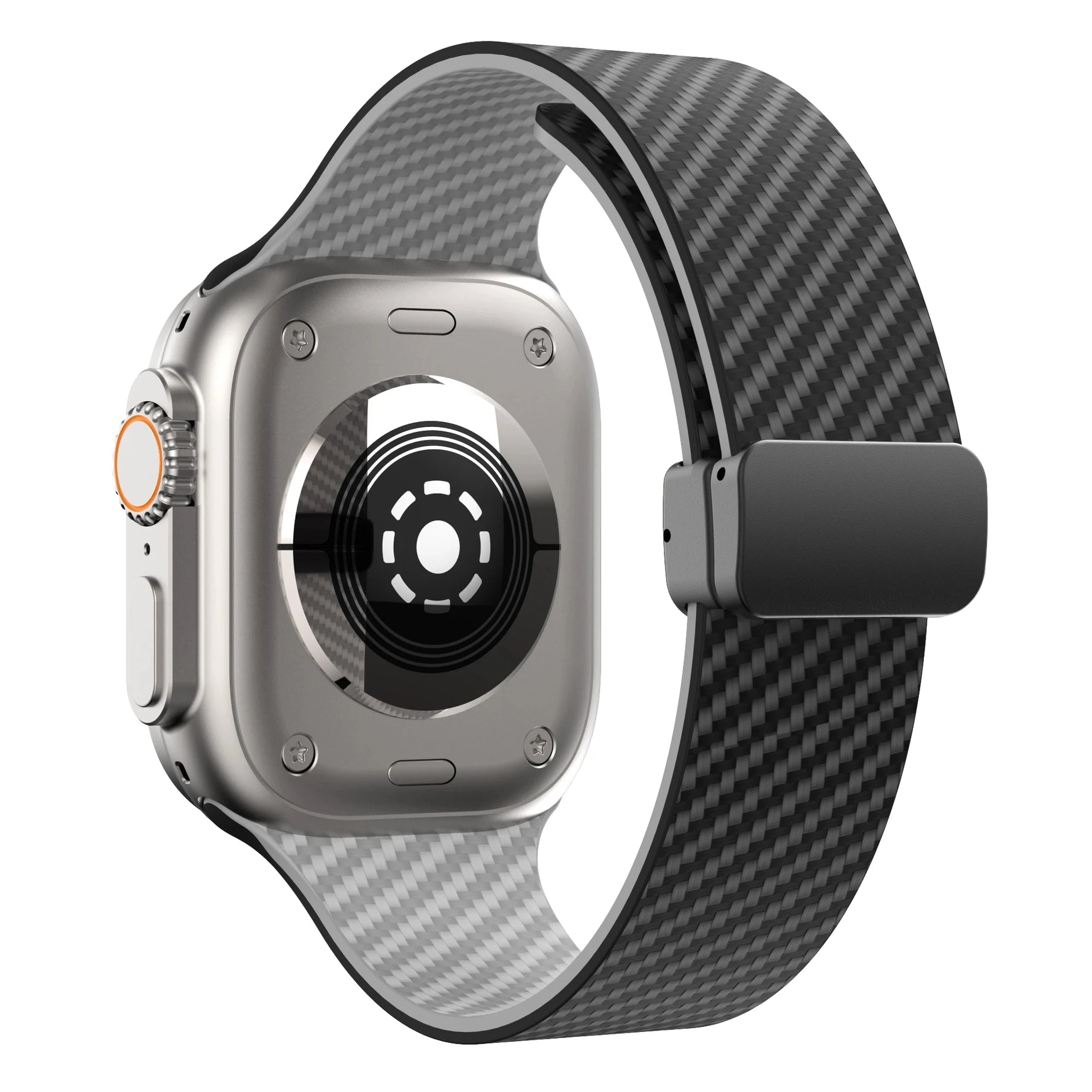 Carbon Fiber Pattern Magnetic Strap for Apple Watch