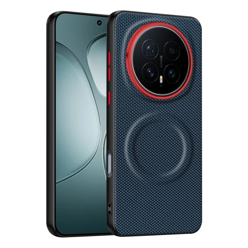 Nylon Woven Leather Magnetic Case for Honor Magic 8 / 8 Pro