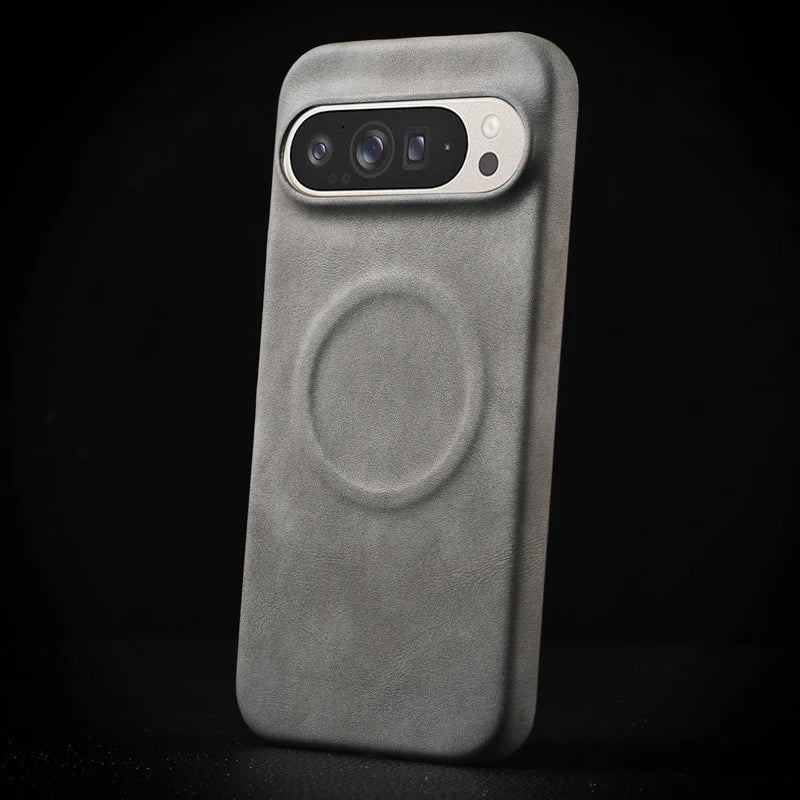 Luxury Business Leather Magnetic Case for Google Pixel 9 Series