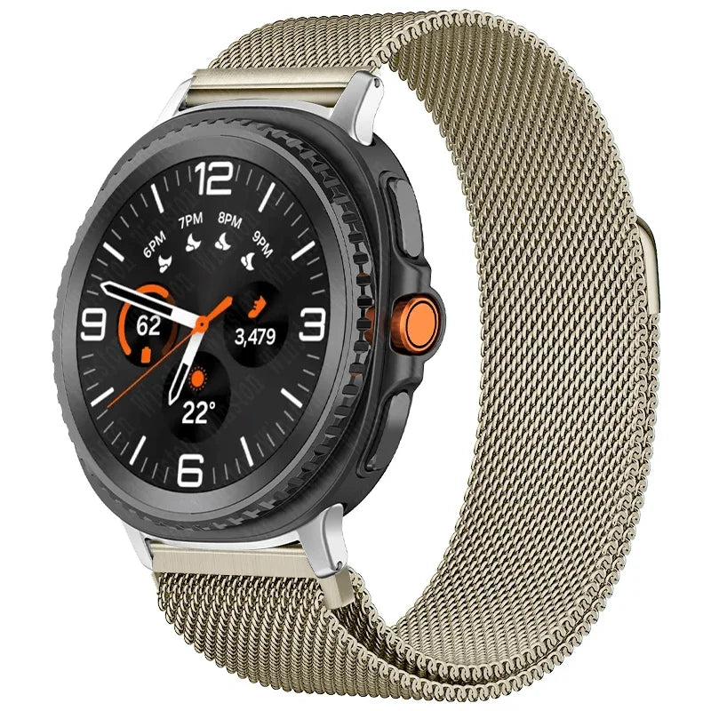 Stainless Steel Milanese Loop Strap for Samsung Galaxy Watch 8 & Galaxy Watch 8 Classic