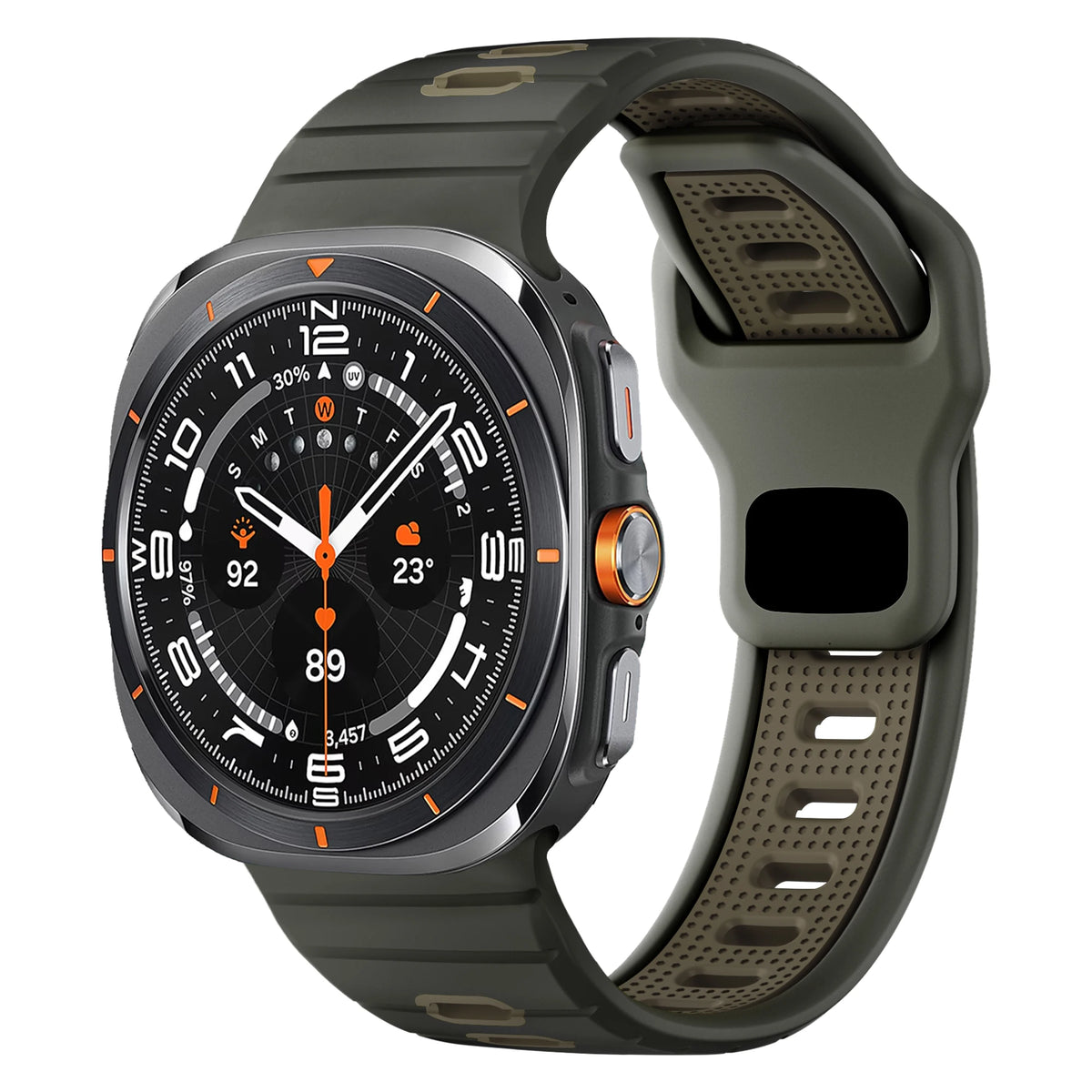 Perforated Silicone Sports Band for Samsung Galaxy Watch Ultra 2