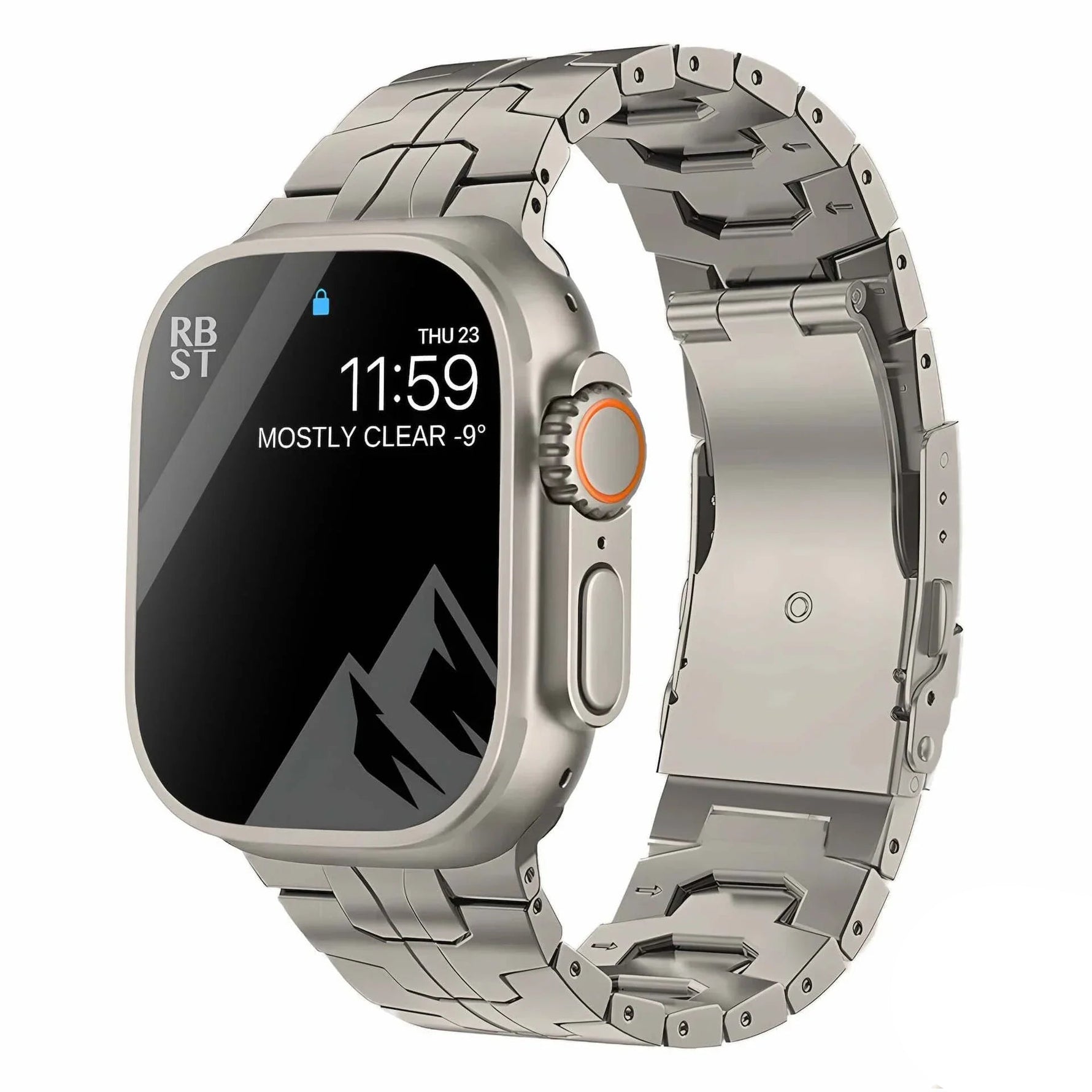 Luxury Titanium Metal Strap for Apple Watch