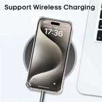 Crystal Clear Shockproof Silicone Case for iPhone 15 Series