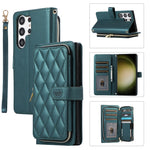 Premium Quilted Leather Crossbody Wallet Case for Samsung Galaxy S26 Series