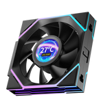 Interstellar V4-LCD 120mm LCD Fan With Real-Time CPU Temperature Display