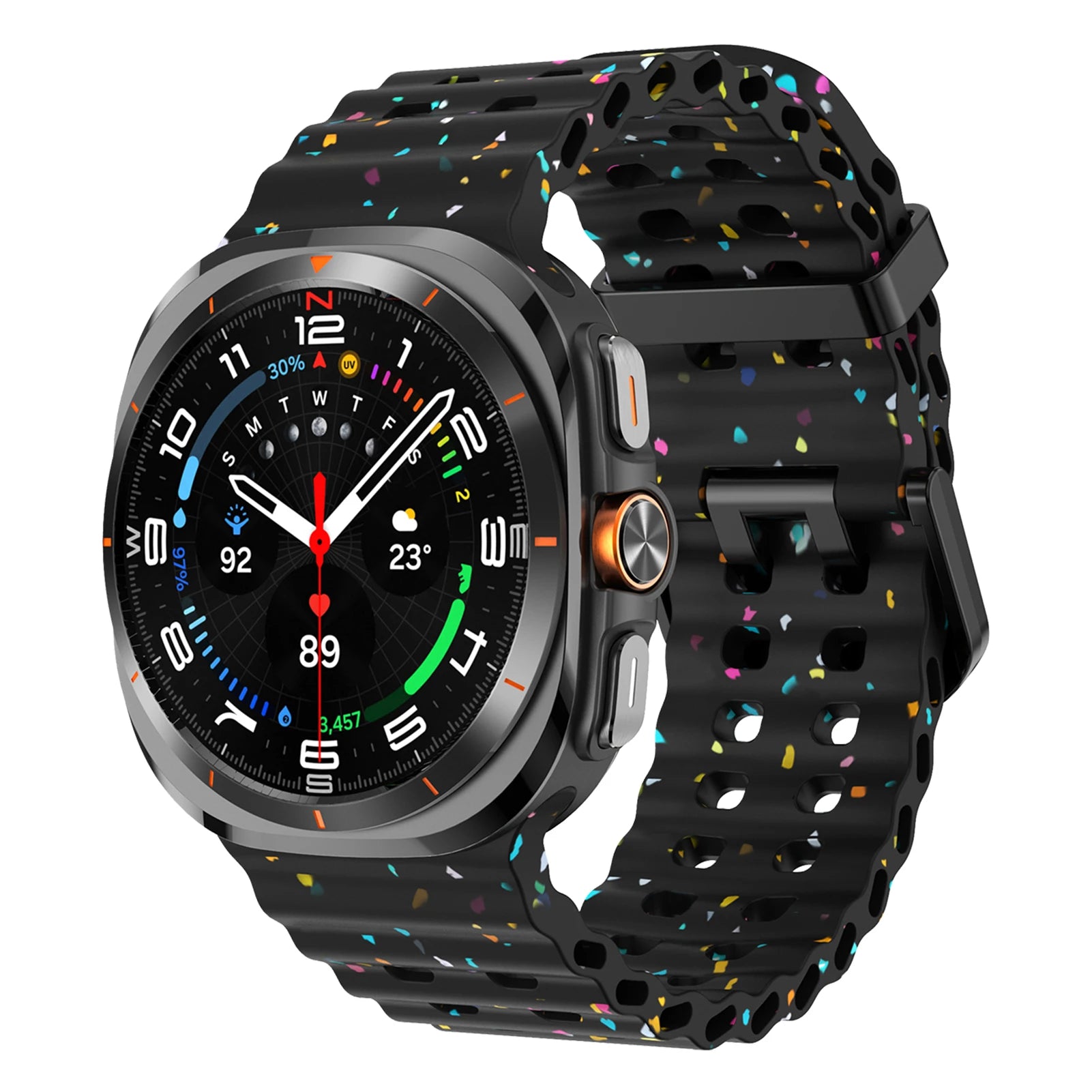 High-Quality Marine Silicone Band for Samsung Galaxy Watch Ultra and Samsung Galaxy Watch Ultra (2025)