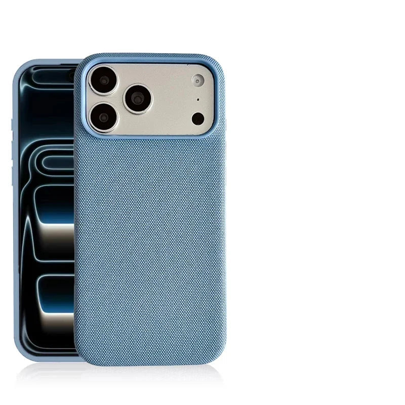 Woven Fabric MagSafe Case with Raised Camera Protection for iPhone 17 Series