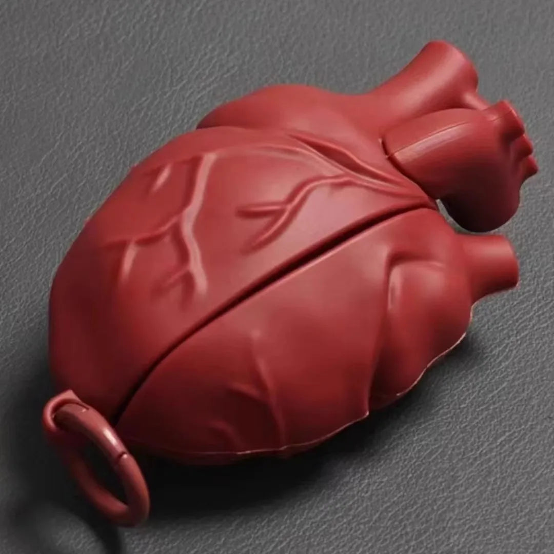 Realistic Heart Design Silicone Case for AirPods Pro 2