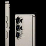 Shockproof Hard Shell Leather Case for Samsung Galaxy S25 Ultra