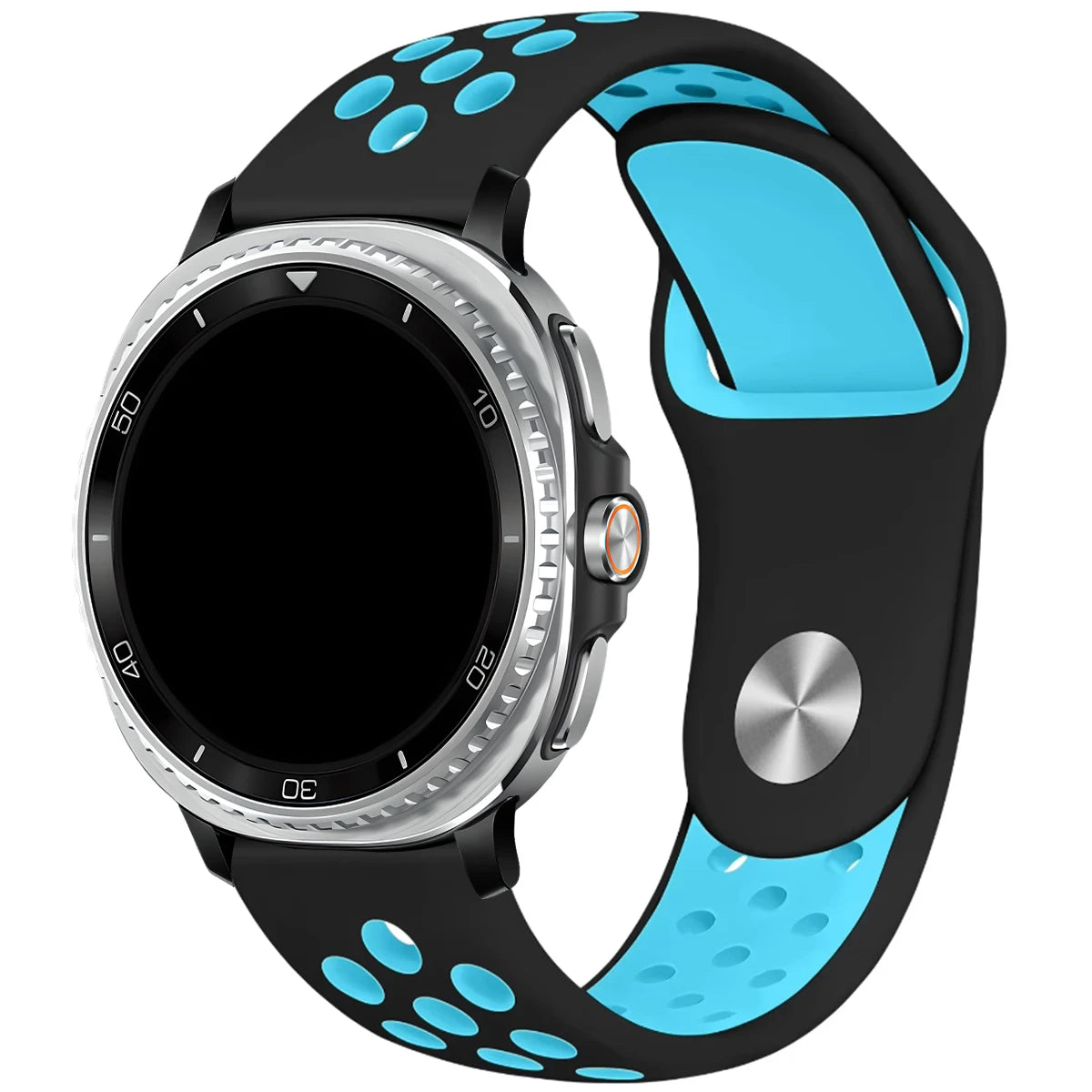 Dual Color Soft Silicone Sport Band for Samsung Galaxy Watch 8 & Galaxy Watch 8 Classic