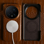 Crocodile Embossed Magnetic Case for Honor Magic8 Series