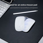 Large Carbon Fiber Embossed Leather Desk Mat