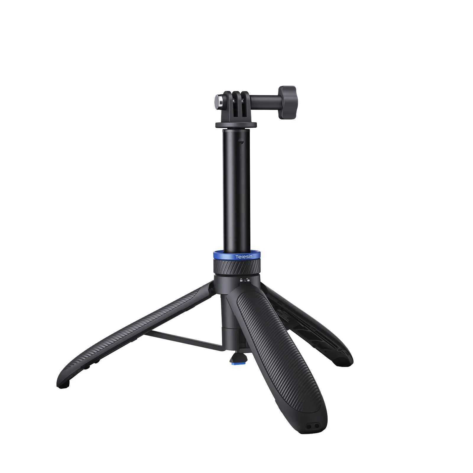 Telesin Aluminum Alloy Quick-Deploy Tripod Selfie Stick