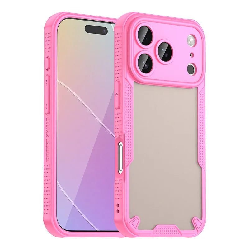 iPhone 17 Series Durable Matte TPU Bumper Protective Phone Case