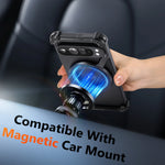 Shockproof Z-Shape Frameless  Aluminium Phone Case with Magnetic Ring for Google Pixel 9 Series