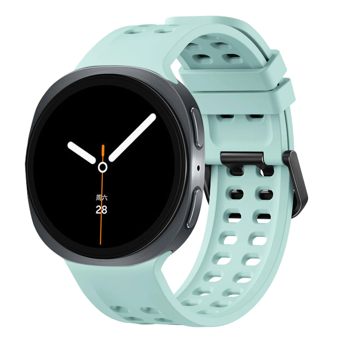 Perforated Silicone Sport Band with Quick-Release Tab for Samsung Galaxy Watch 9