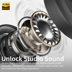 iKF Metal Over-Ear ANC Bluetooth Headphones