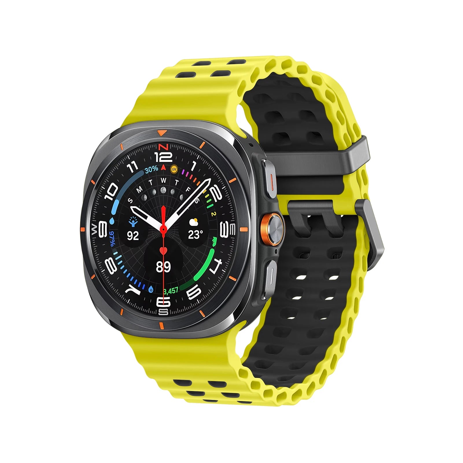 Two-Color Marine Silicone Band for Samsung Galaxy Watch Ultra and Samsung Galaxy Watch Ultra (2025)