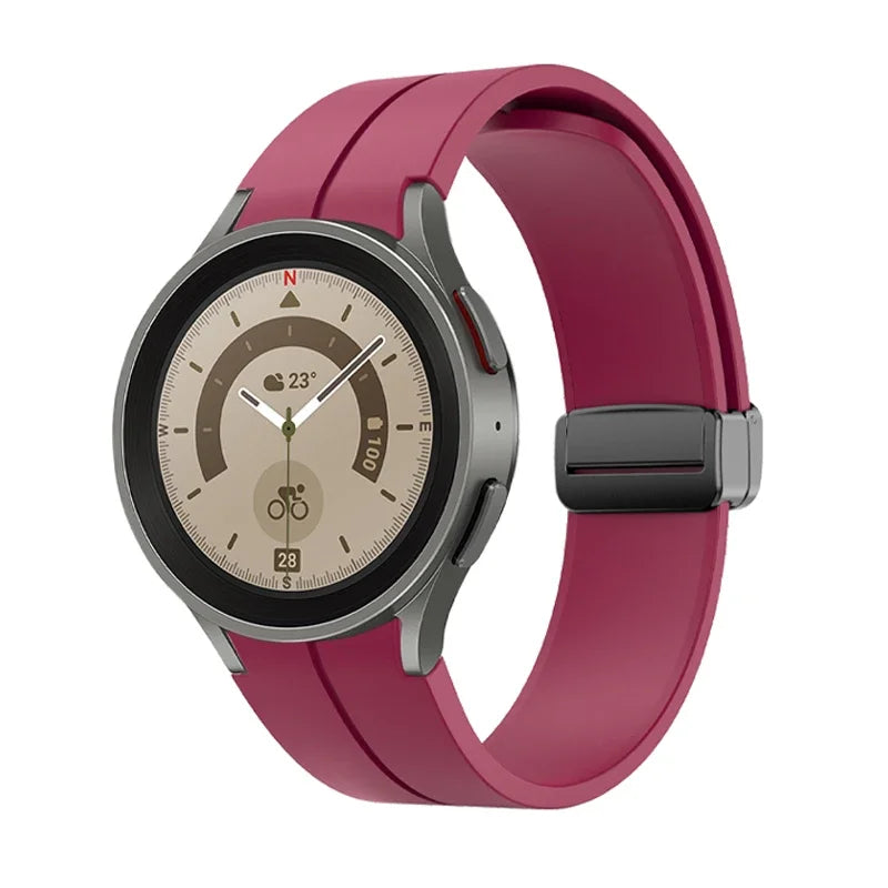 Comfort Silicone Sport Strap with Magnetic Closure for Samsung Galaxy Watch 7