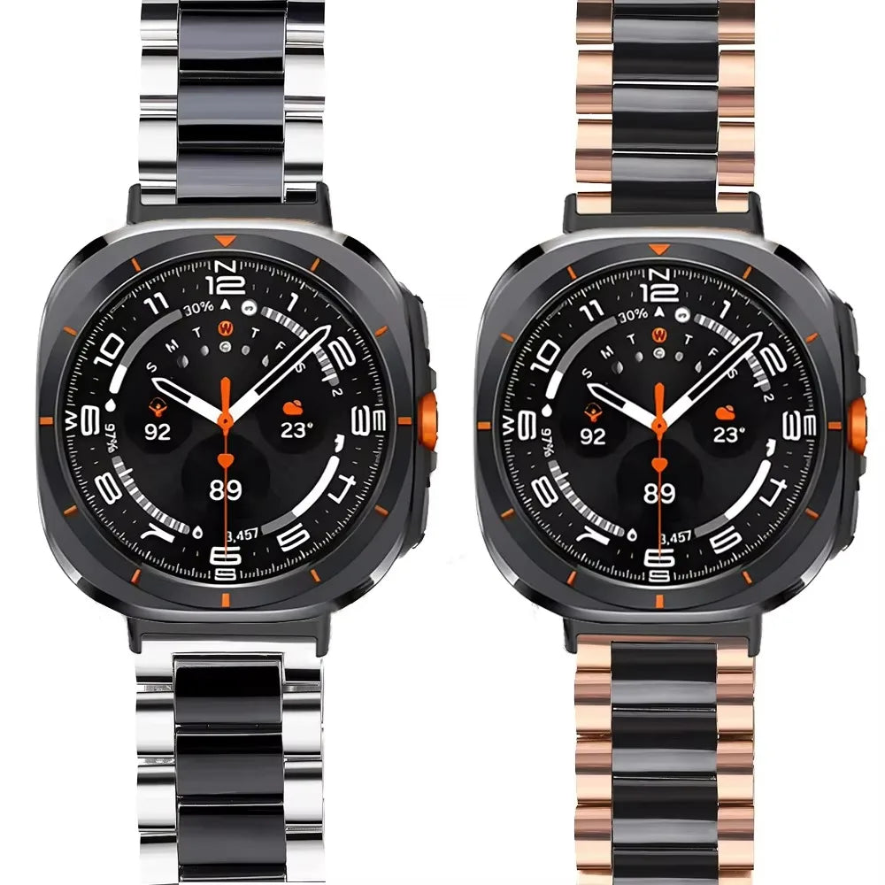 Premium Ceramic Metal Bracelet for Samsung Galaxy Watch Ultra
