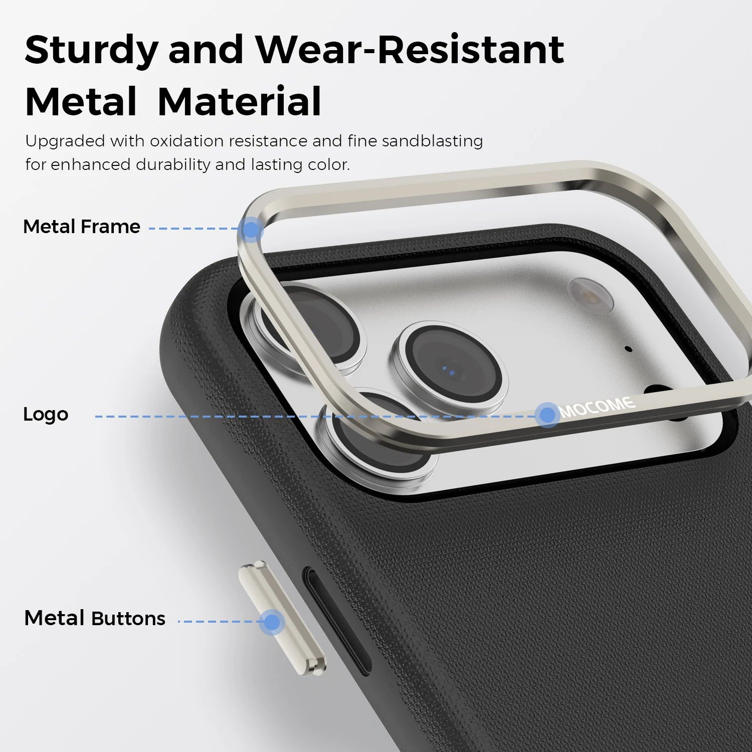 MagSafe Compatible Leather Texture Case for iPhone 17 Series