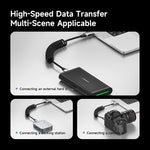 Hagibis Coiled USB-C Fast Charging Cable