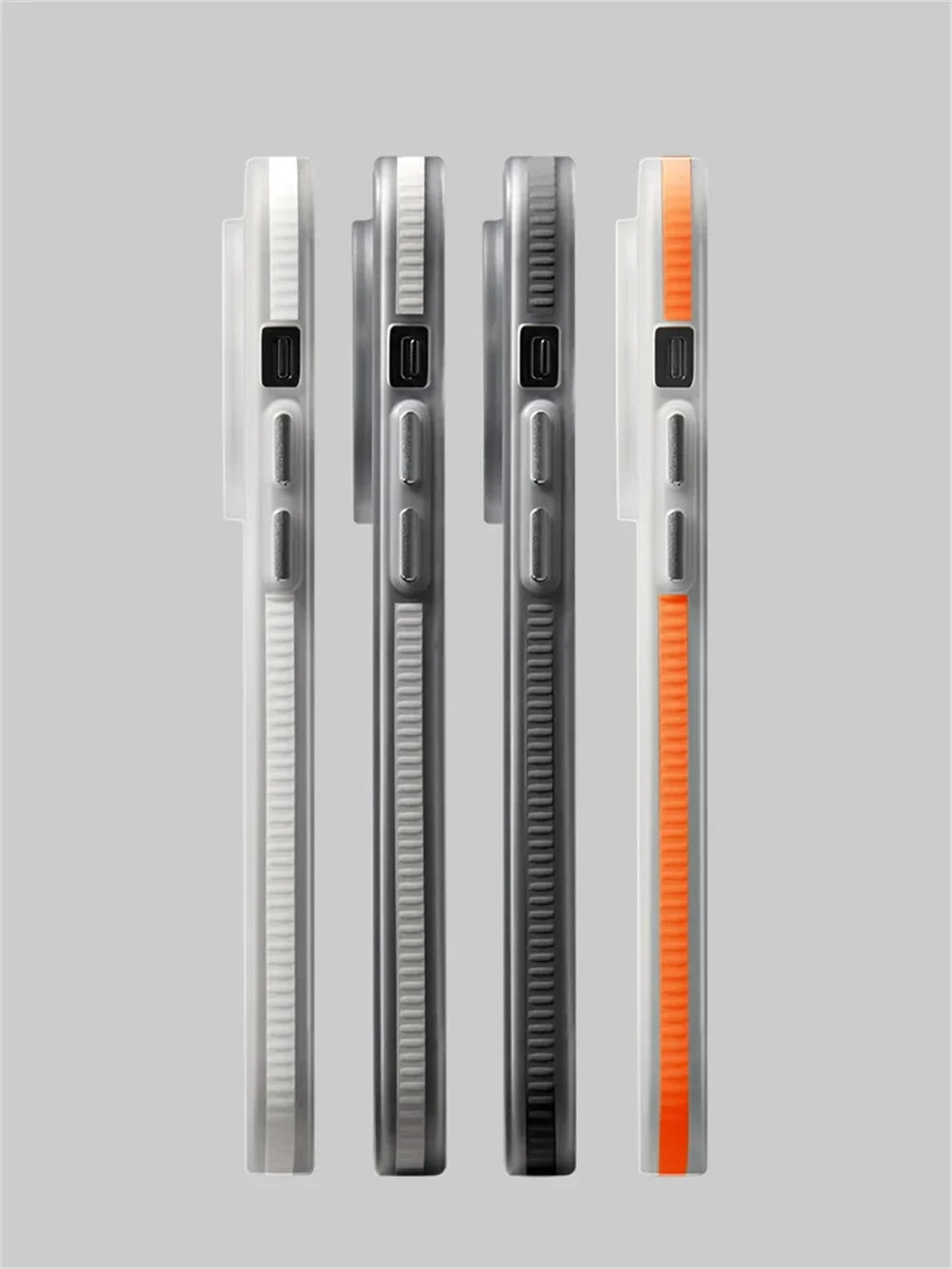 Corrugated Pattern MagSafe Case for iPhone 15 Series