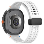 Soft Silicone Replacement Band with Magnetic Clasp for Samsung Galaxy Watch 8 & Galaxy Watch 8 Classic