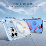 iPhone 17 Series Transparent MagSafe Shockproof Case