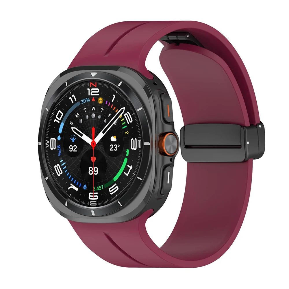 Silicone Magnetic Bracelet for Samsung Galaxy Watch Ultra and Samsung Galaxy Watch Ultra (2025)