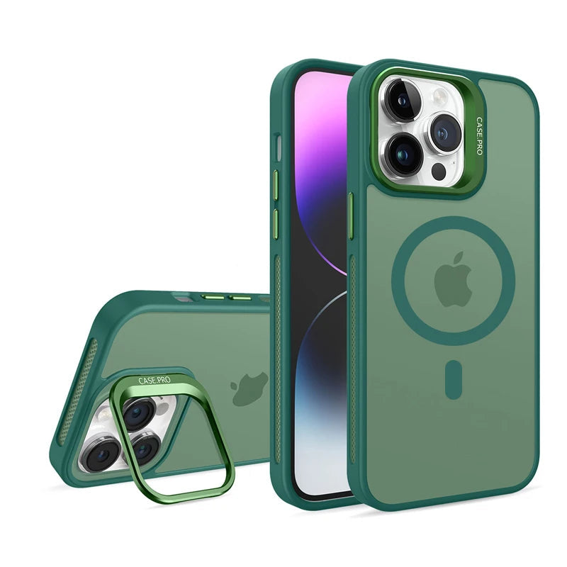iPhone 16 Series Matte Clear MagSafe Case with Lens Mount Protection