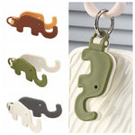 Mini Elephant Foldable Phone Stand with Keychain Design