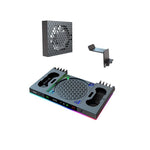 Xbox Series X Multifunction Dock with RGB LED, Auto Fan, and Dual Controller Charging