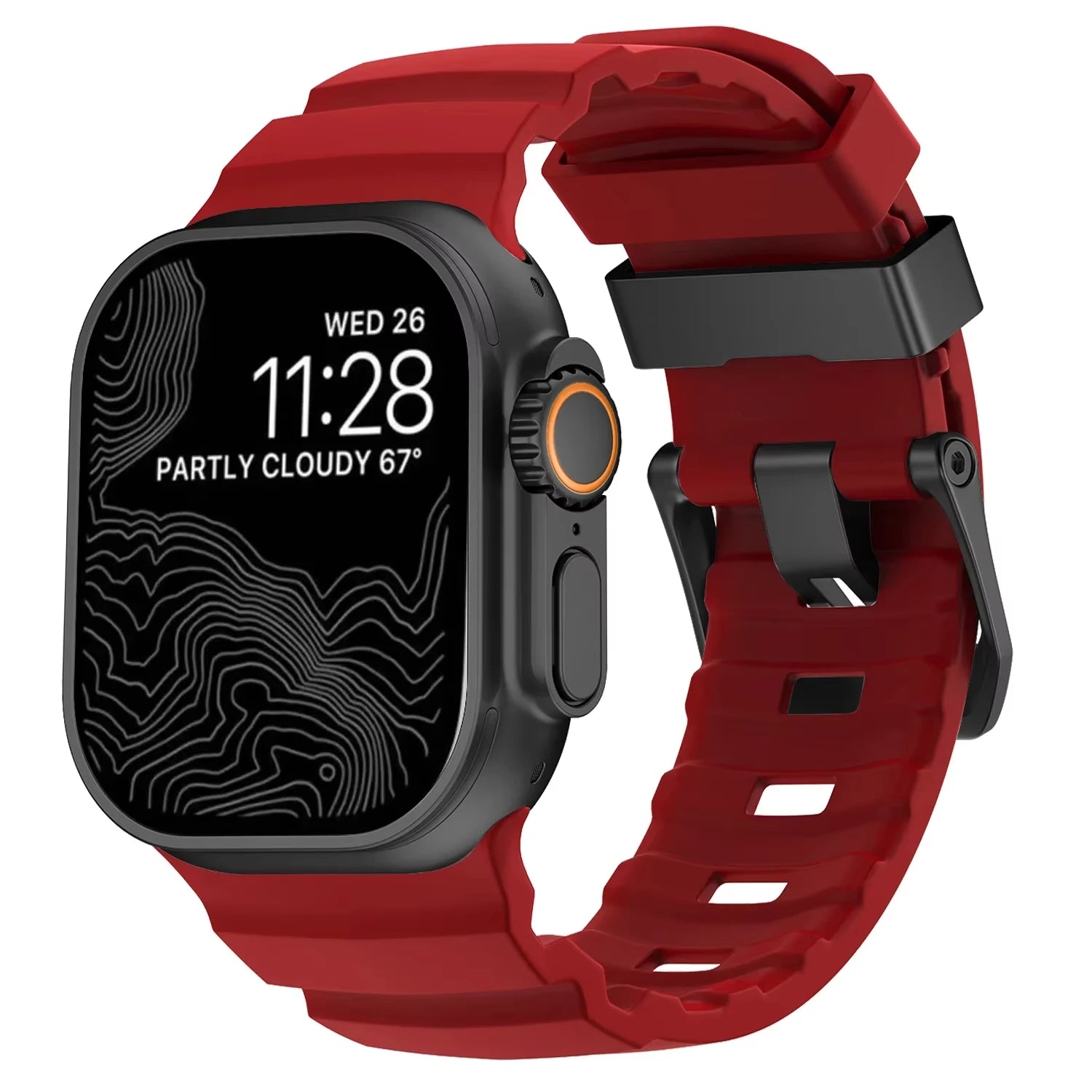 Premium Sport Silicone Band for Apple Watch