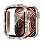 Apple Watch Protective Diamond Bumper Case with Built-in Tempered Glass