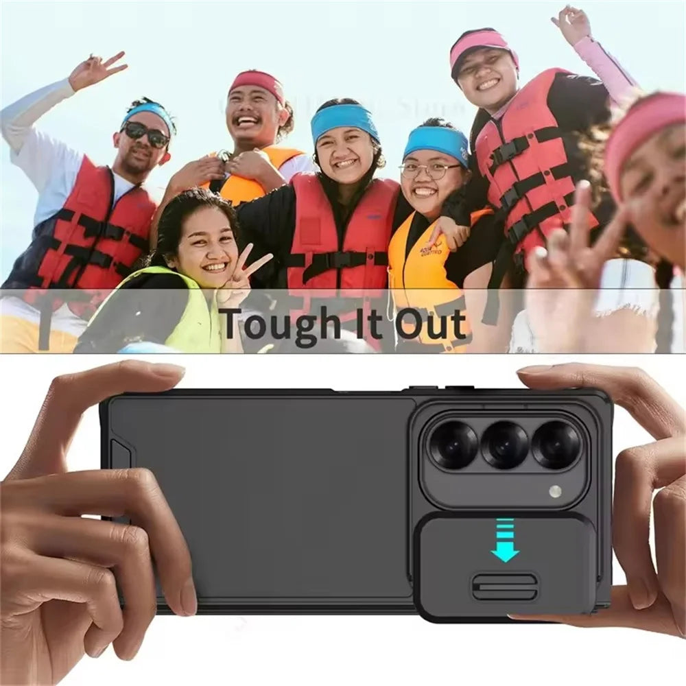 Samsung Galaxy Z Fold 6 Magnetic Case with Sliding Camera Protection