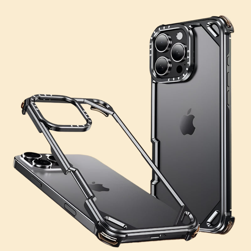 Ultra-Thin Aluminum Alloy Shockproof Metal Frameless Case for iPhone 1 – Devicean Ultra-Thin Aluminum Alloy Shockproof Metal Frameless Case for iPhone 1 – Devicean