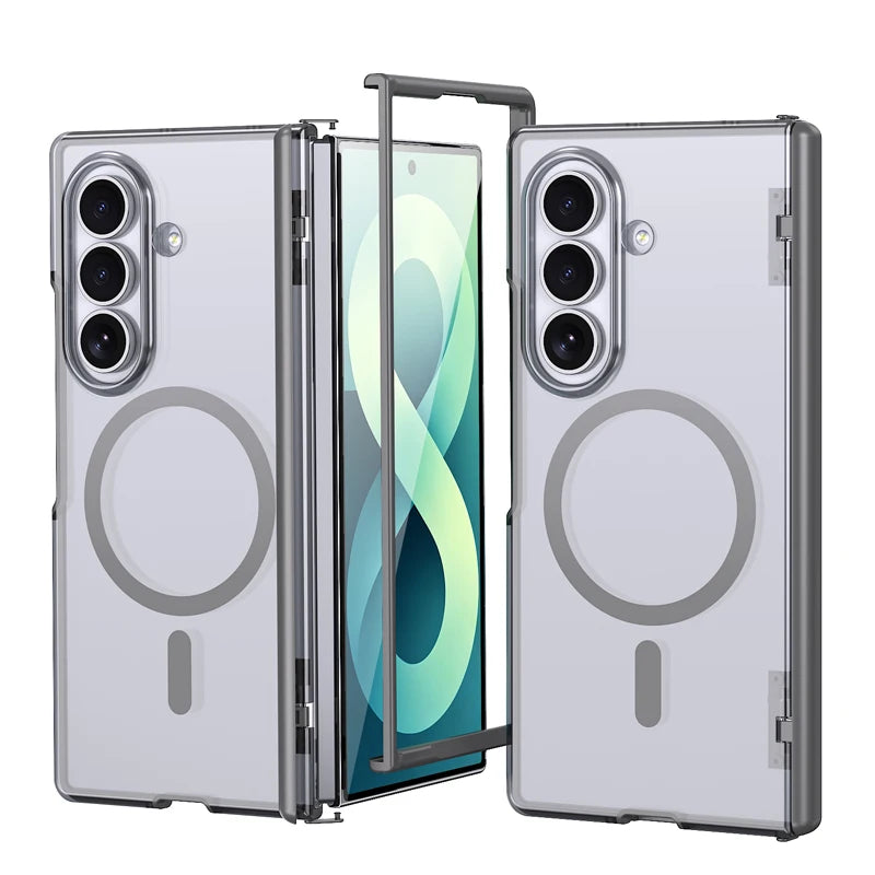 Shockproof Transparent Hinge Protection Case for Samsung Galaxy Z Fold 8 Ultra