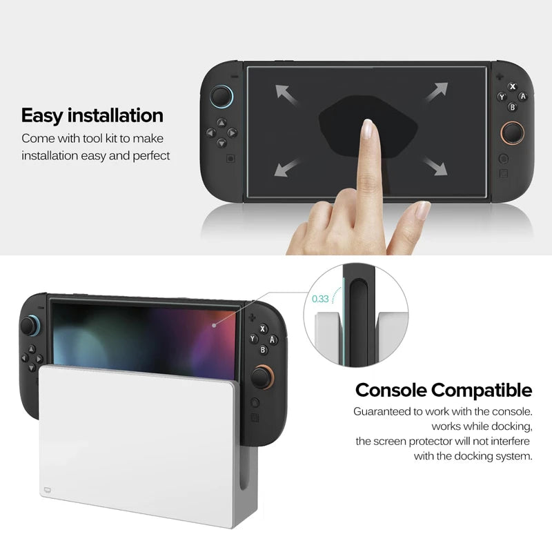 9H Tempered Glass Screen Protector for Nintendo Switch 2 (2025)