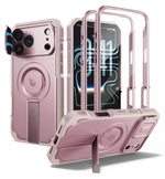 Shockproof Kickstand Case with Raised Camera Protection for iPhone 18 Pro Max