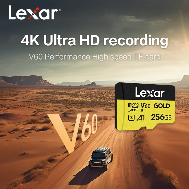 Lexar V60 microSDXC UHS-II Memory Card