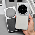 Slim Linen Fiber Wireless Charging Case with Aluminum Frame for OPPO Find X9s Pro